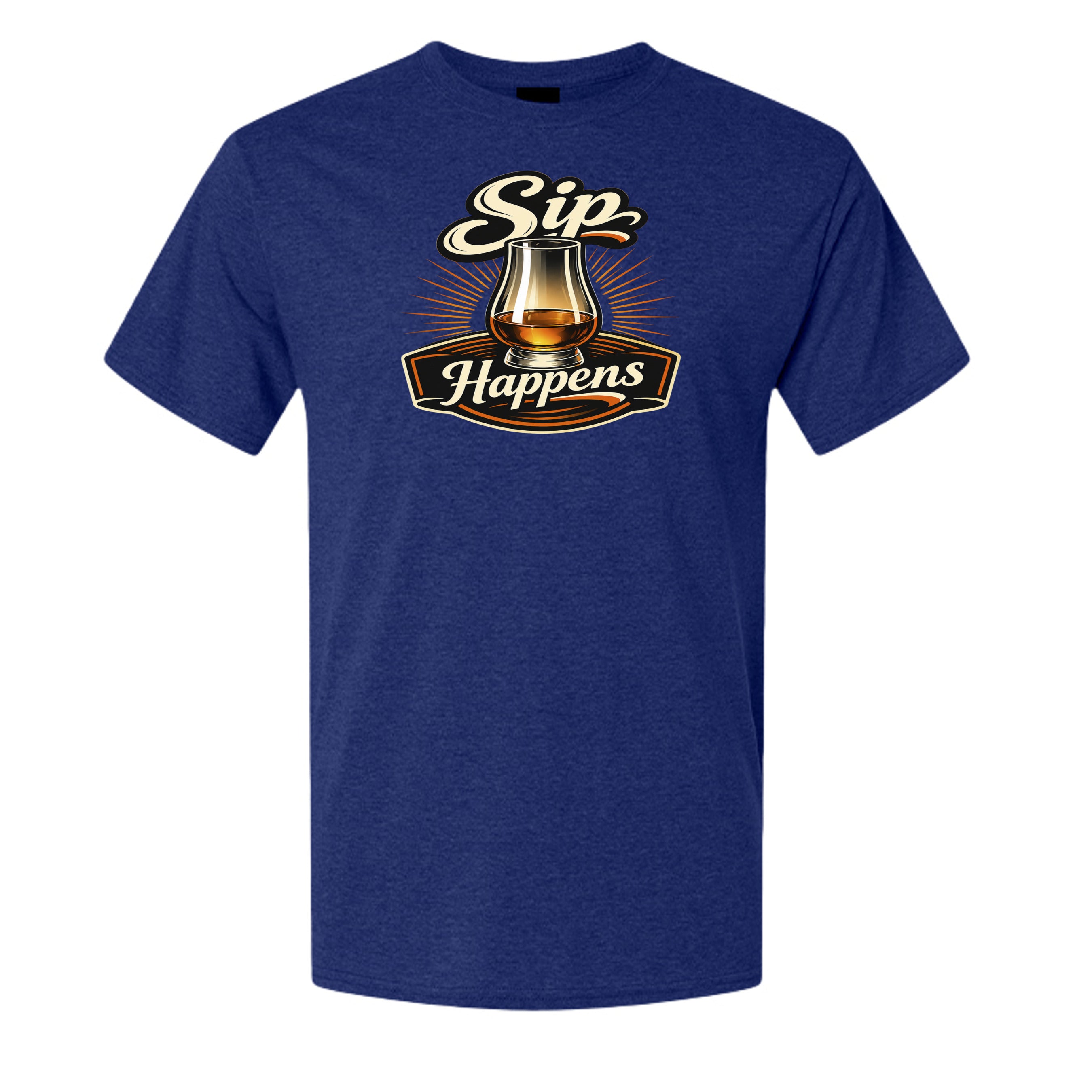 Solid Navy Triblend - 42TB - FRONT