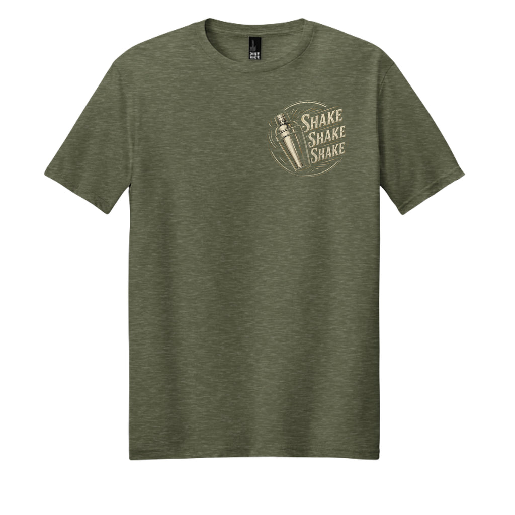 Heathered Olive - DM108 - FRONT
