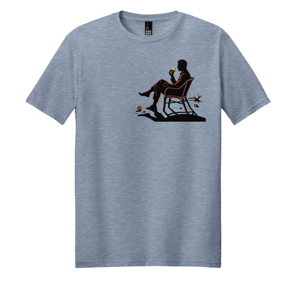 Flint Blue Heather - DM108 - FRONT