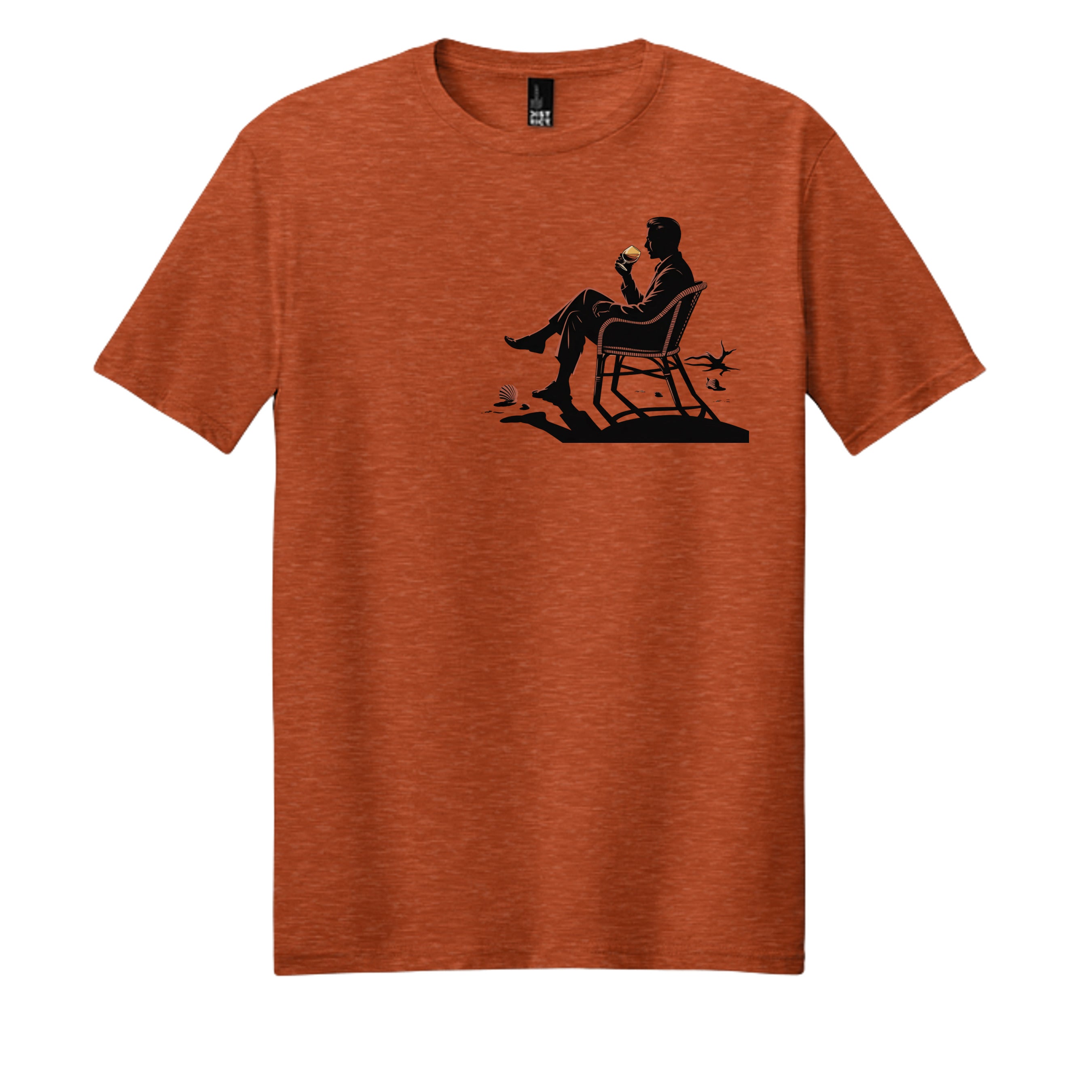 Deep Orange Heather - DM108 - FRONT
